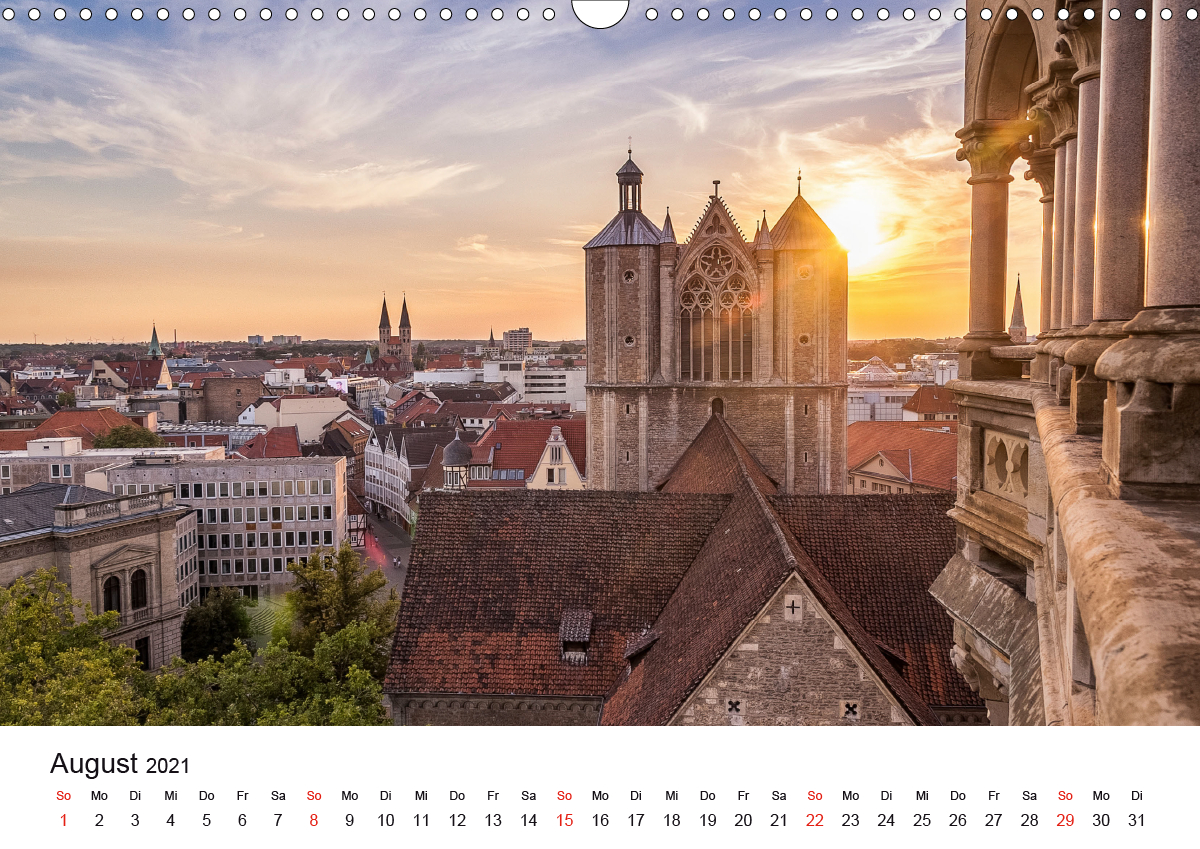 Mein Kalender „Braunschweig – Die Stadt zwischen Harz und Heide“ 2021 